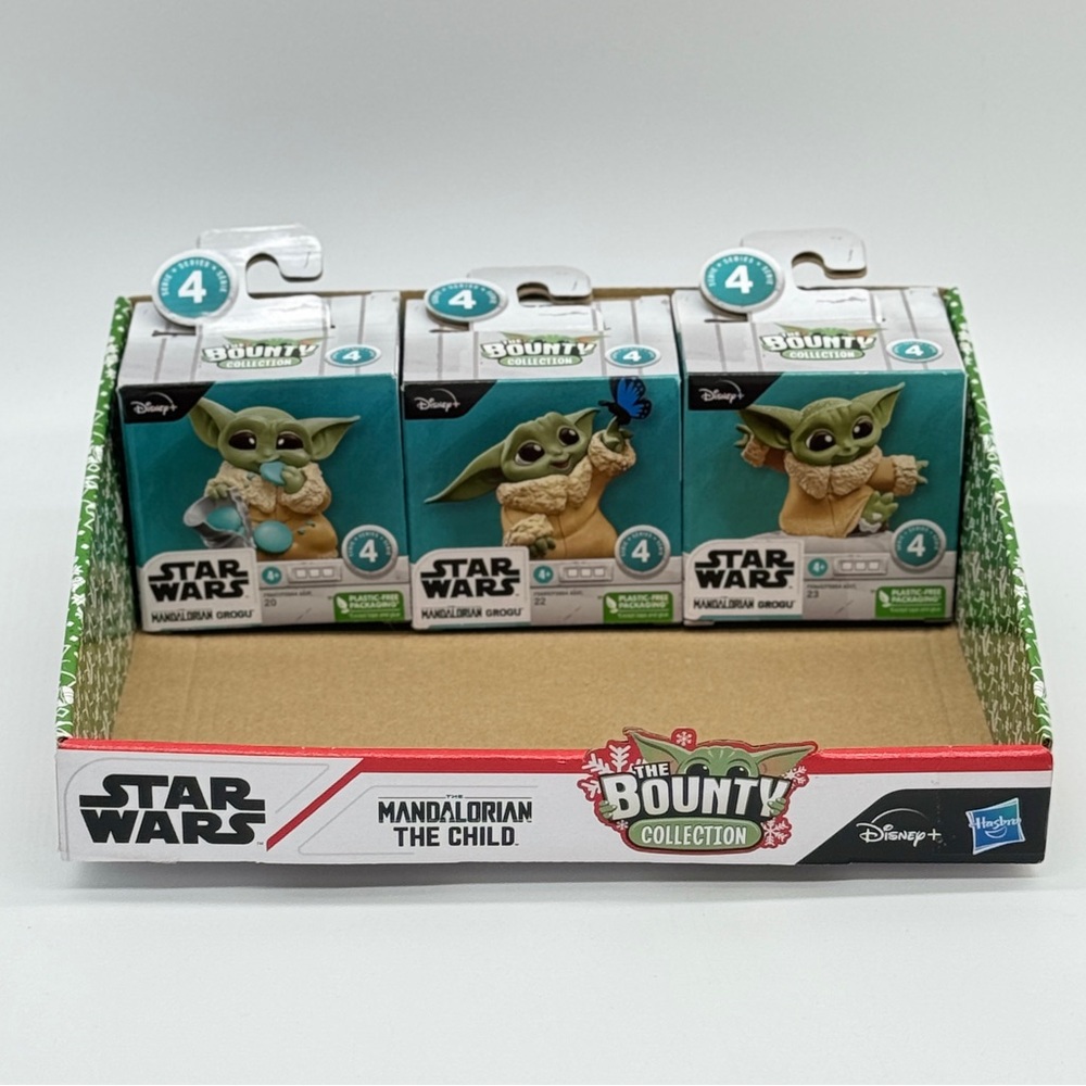 3 Star Wars Mandalorian Grogu Bounty Collection Series 4 #20 22 23 Store Display